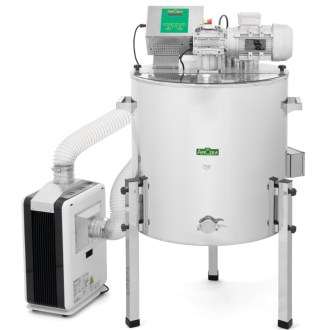 Doppelwandiges Mischgerät ApiCera® mit Heizung und Trockner – 185 kg