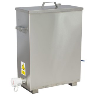 Wachsschmelzer zur Herstellung von Kerzen mit Wassermantel und isoliertem Deckel