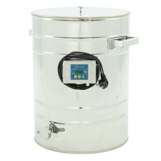 Abfüllbehälter mit Heizmantel 70l, Edelstahlventil 6/4''