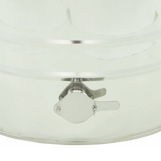 Abfüllbehälter mit Heizmantel 70l, Edelstahlventil 6/4''