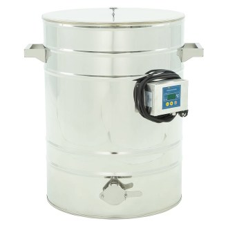 Abfüllbehälter mit Heizmantel 70l, Edelstahlventil 6/4''