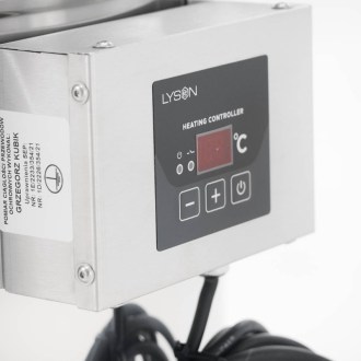 Abgieß- und Spülbehälter mit Mantelheizung 50 l 230 V konischer Boden - PREMIUM