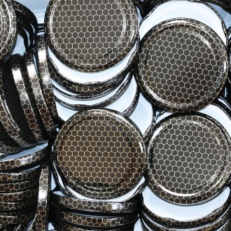 Twist Off 82er TO Deckel - Bienen Waben Typ 5 - 700 St. - Karton - HC5