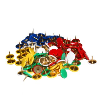 Heftzwecken bunt gemischt