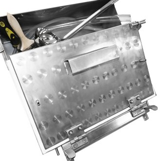 Handpresse für Trennwände wassergekühlt aus Edelstahl