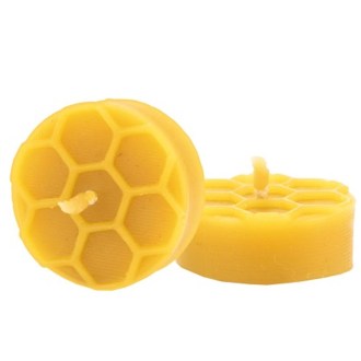 Silikonform für Kerzen – Teelicht mit Bienenwabenmuster – 1,5 cm – FS512