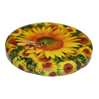 Twist Off 82er TO Deckel - Biene auf Sonnenblume - HO6