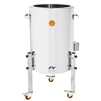 Doppelwand-Abfüller mit Heizung Mellarius MaxiLine 230 V – 163 Liter / 225 kg