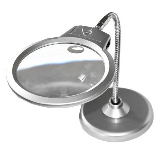 Tischlupe mit Beleuchtung