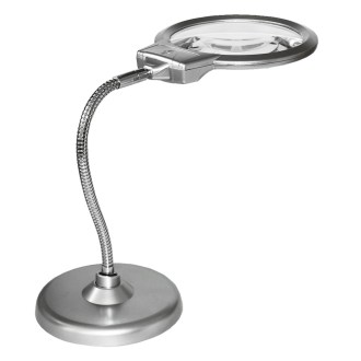 Tischlupe mit Beleuchtung