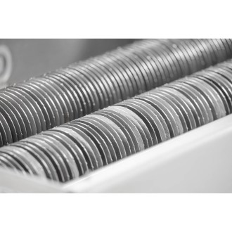 Ruční kotoučový odvíčkovač na rámky z nerezu s vyvíječem 39 × 24 cm