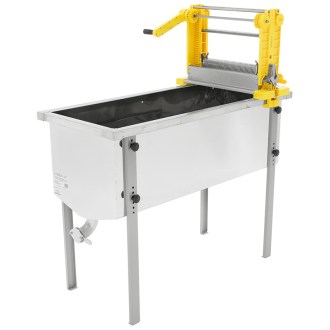 Manueller Entnahmetisch vertikal, Optima 1000mm, 1/2 Dadant Blatt