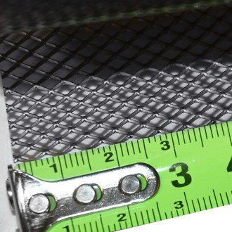 Imker-Streckmetall – Edelstahl, Masche 4 mm, Rolle 0,42 × 10 m