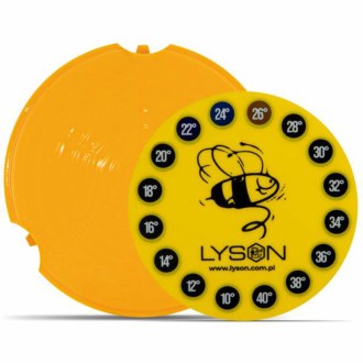 Thermokristallines Thermometer mit Bienenstockauflage - Set à 1 Stk