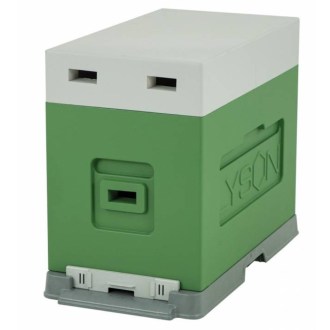 6 Rähmchen Ablegerbeute mit Falzen für Dadant Blatt