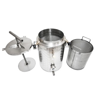 Wachskessel mit Presse 35l