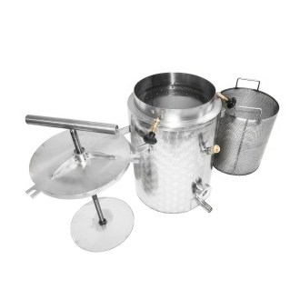 Wachskessel mit Presse 35l