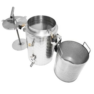 Wachskessel mit Presse 35l