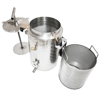 Wachskessel mit Presse 35l