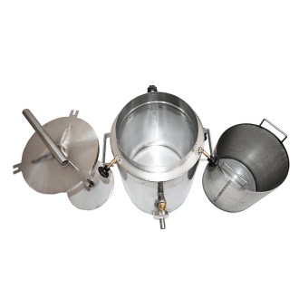 Wachskessel mit Presse 35l