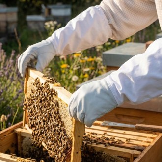 Lederhandschuhe - Schwein - 6-12