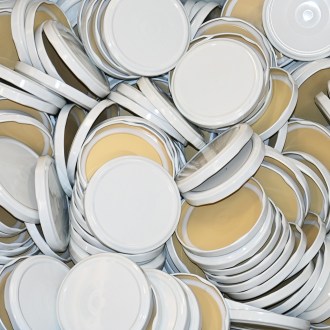 Twist-Off-Deckel für Glas TO 82 - RBS - weiß - 700 Stk. - ganze Karton