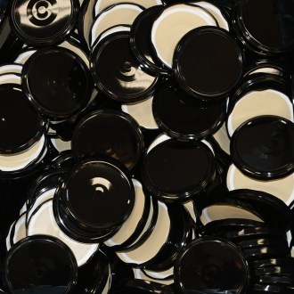 Twist-Off-Deckel für Glas TO 82 - RBS - schwarz
