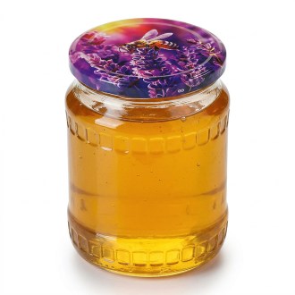 Deckel für Glas TO 82 – Biene und Lavendel – HO17
