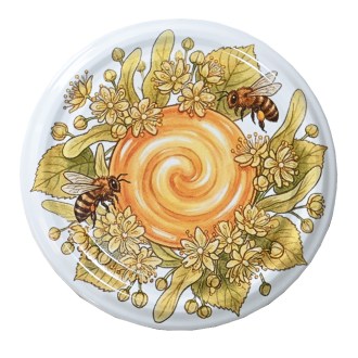 Deckel für Glas TO 82 – Bienen, Linde und Honig 700 Stk. – ganze Karton – HOJ1