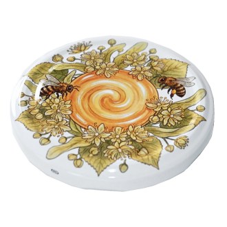 Deckel für Glas TO 82 – Bienen, Linde und Honig 700 Stk. – ganze Karton – HOJ1