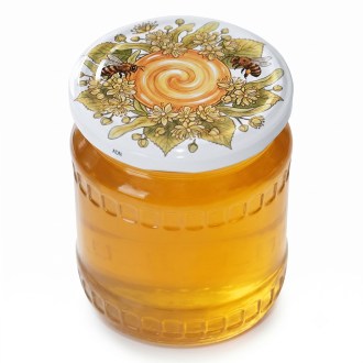 Deckel für Glas TO 82 – Bienen, Linde und Honig 700 Stk. – ganze Karton – HOJ1