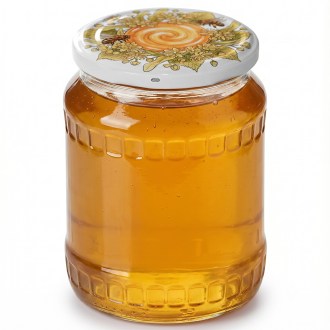 Deckel für Glas TO 82 - Bienen, Linde und Honig - HOJ1