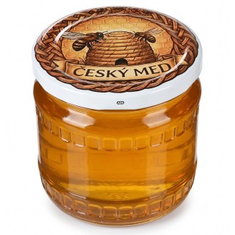 Deckel für Glas TO 82 - Tschechischer Honig und Bienenkorb 700 Stk. - ganze Schachtel - HOJ3