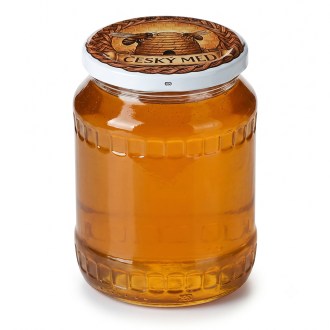 Deckel für Glas TO 82 - Tschechischer Honig und Bienenkorb - HOJ3