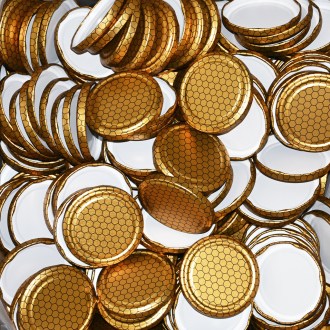 Deckel für Glas TO 82 - Bienenwabe - 700 Stk. - ganze Schachtel - HC6