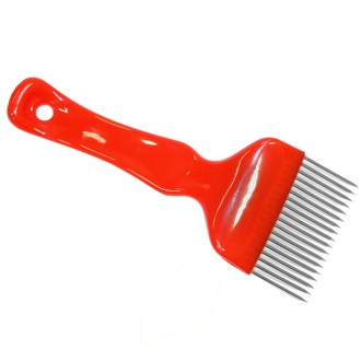 Entdeckelungsgabel gerade 18 Nadeln, plast. handhaben.