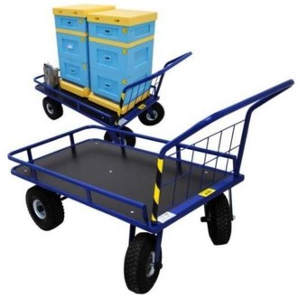 Plattform-Bienenwagen mit Schwenkrädern