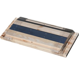 Deutsch Normalmaß Ganzzarge (223 mm) - 12 R. - mit Schiene - in Teile