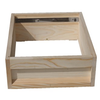 Zander Flachzarge (159 mm) 2/3 - 10 R - mit Schiene