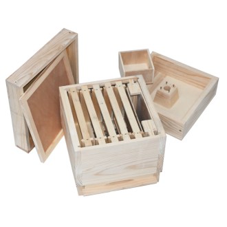 Holz Mini Plus Beute komplett