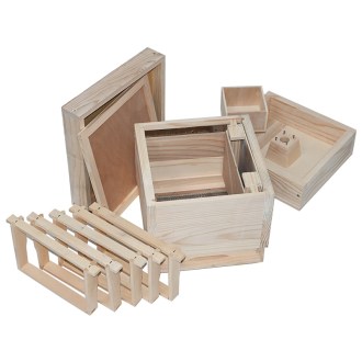 Holz Mini Plus Beute komplett