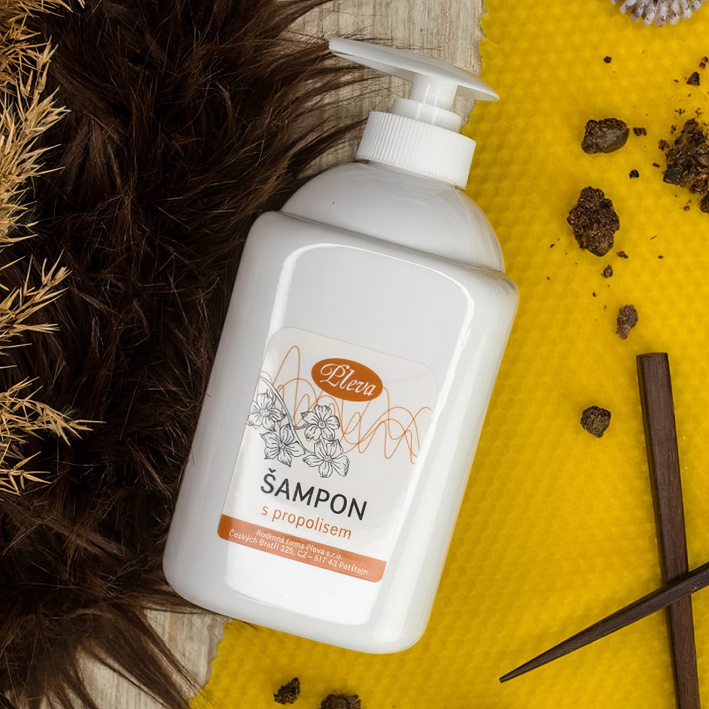 Pleva šampon s propolisem velké 500g balení