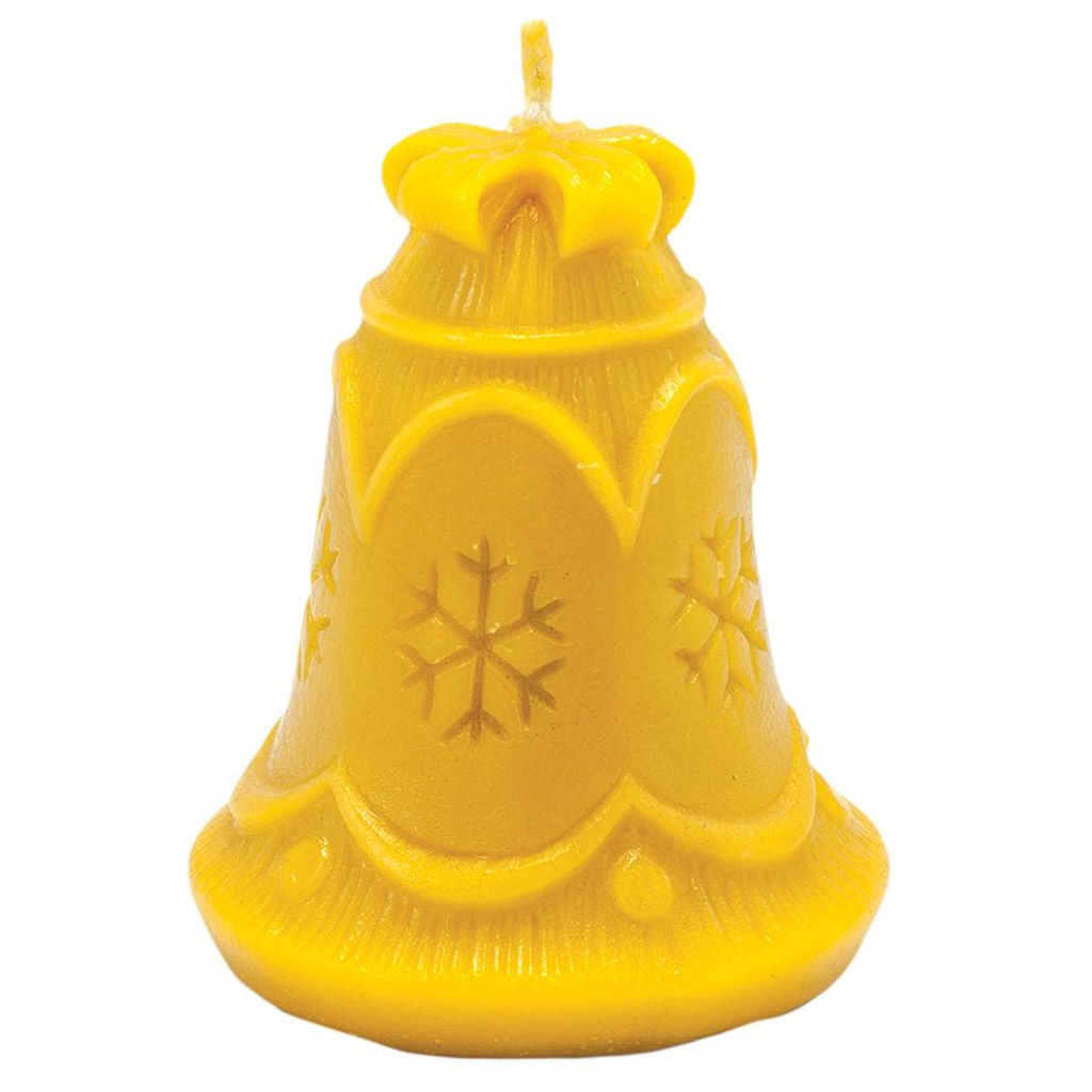 Silikonform für Kerzen – Glocke mit Schneeflocke – 8 cm – FS419