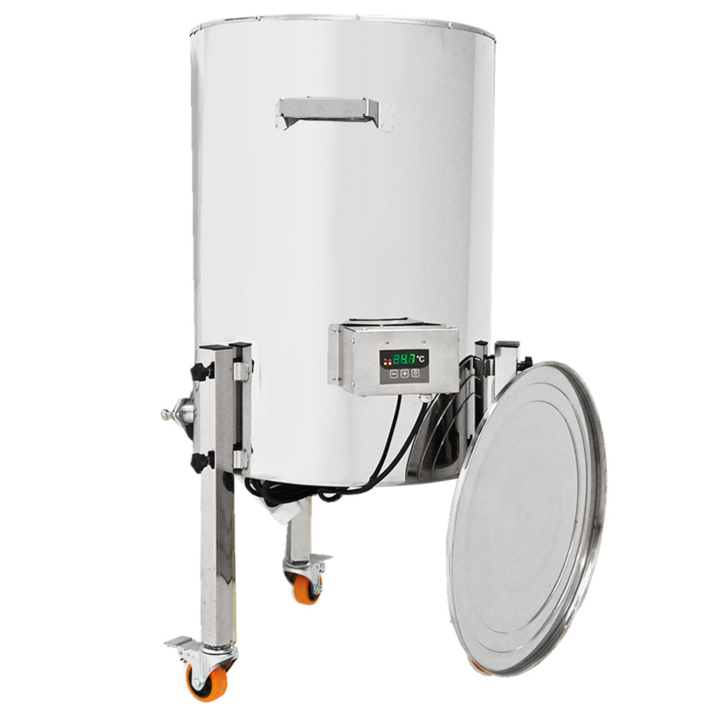 Doppelwand-Abfüller mit Heizung Mellarius MaxiLine 230 V – 163 Liter / 225 kg