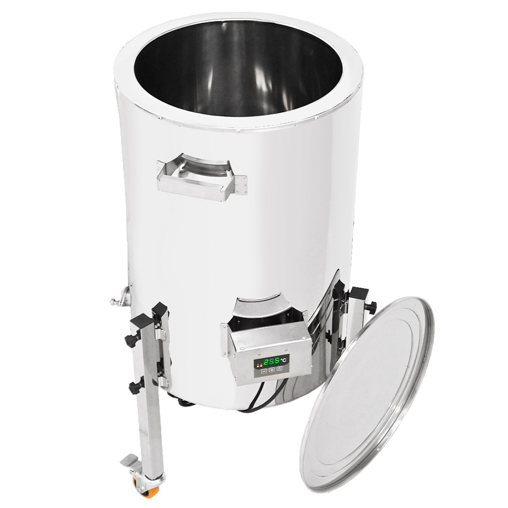 Doppelwand-Abfüller mit Heizung Mellarius MaxiLine 230 V – 163 Liter / 225 kg