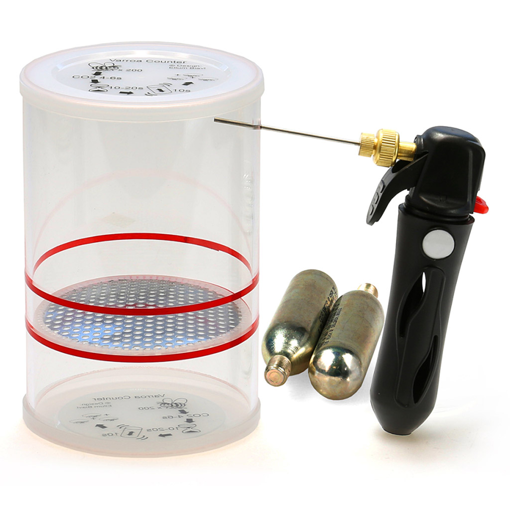 Varroa-Tester mit CO₂-Dosierer