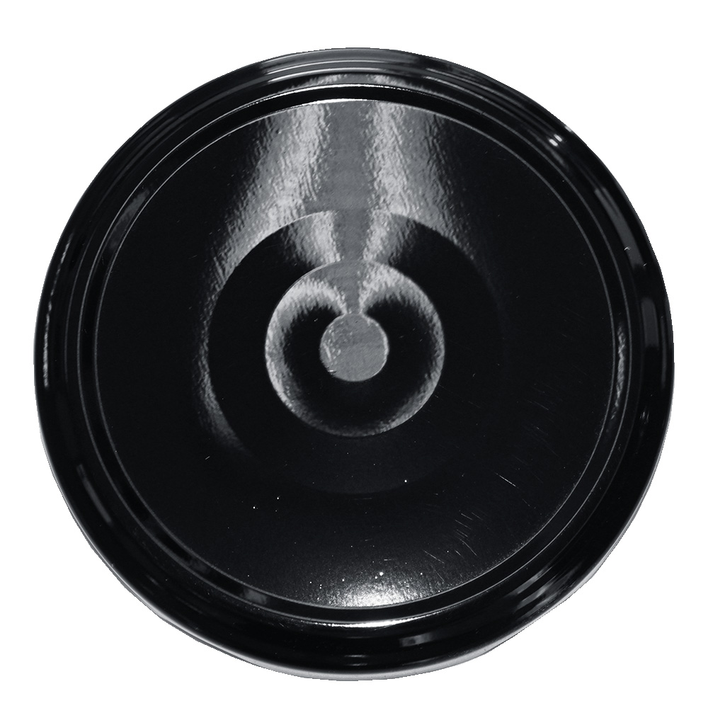 Twist-Off-Deckel für Glas TO 82 - RBS - schwarz