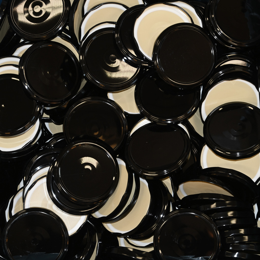 Twist-Off-Deckel für Glas TO 82 - RBS - schwarz - 700 Stk. - ganze Karton