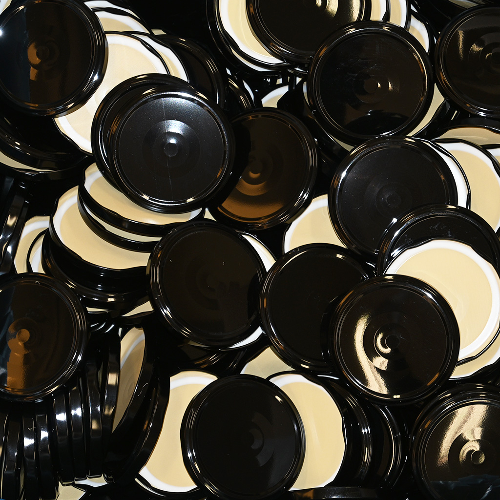 Twist-Off-Deckel für Glas TO 82 - RBS - schwarz