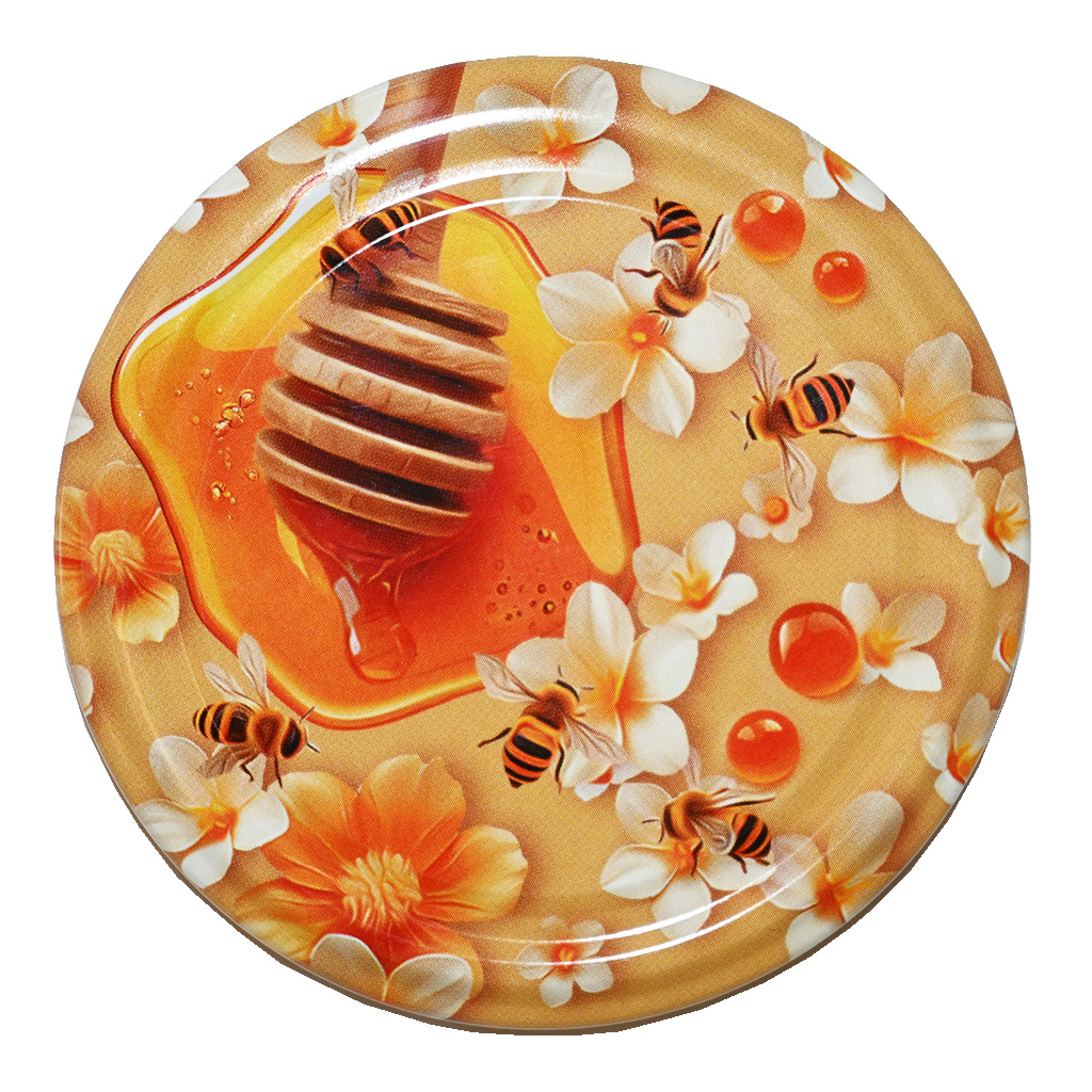 Deckel für Glas TO 82 - Blüten und Melisse - HO16
